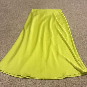 Greyson Vibrant Yellow A-Line Skirt